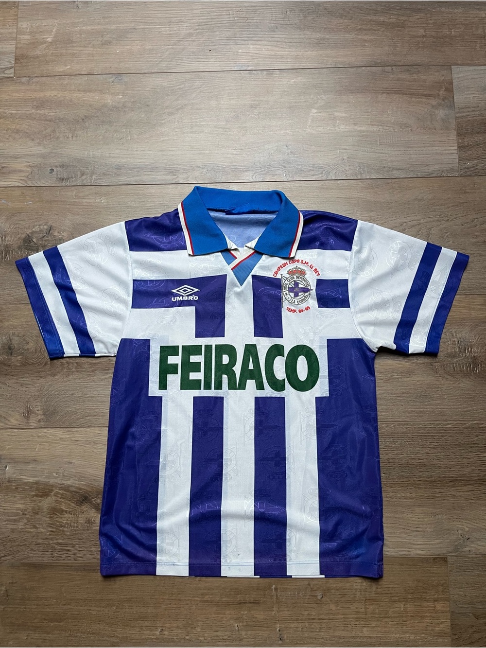 Deportivo A Coruna 94/95 Home Soccer Football Jersey Shirt